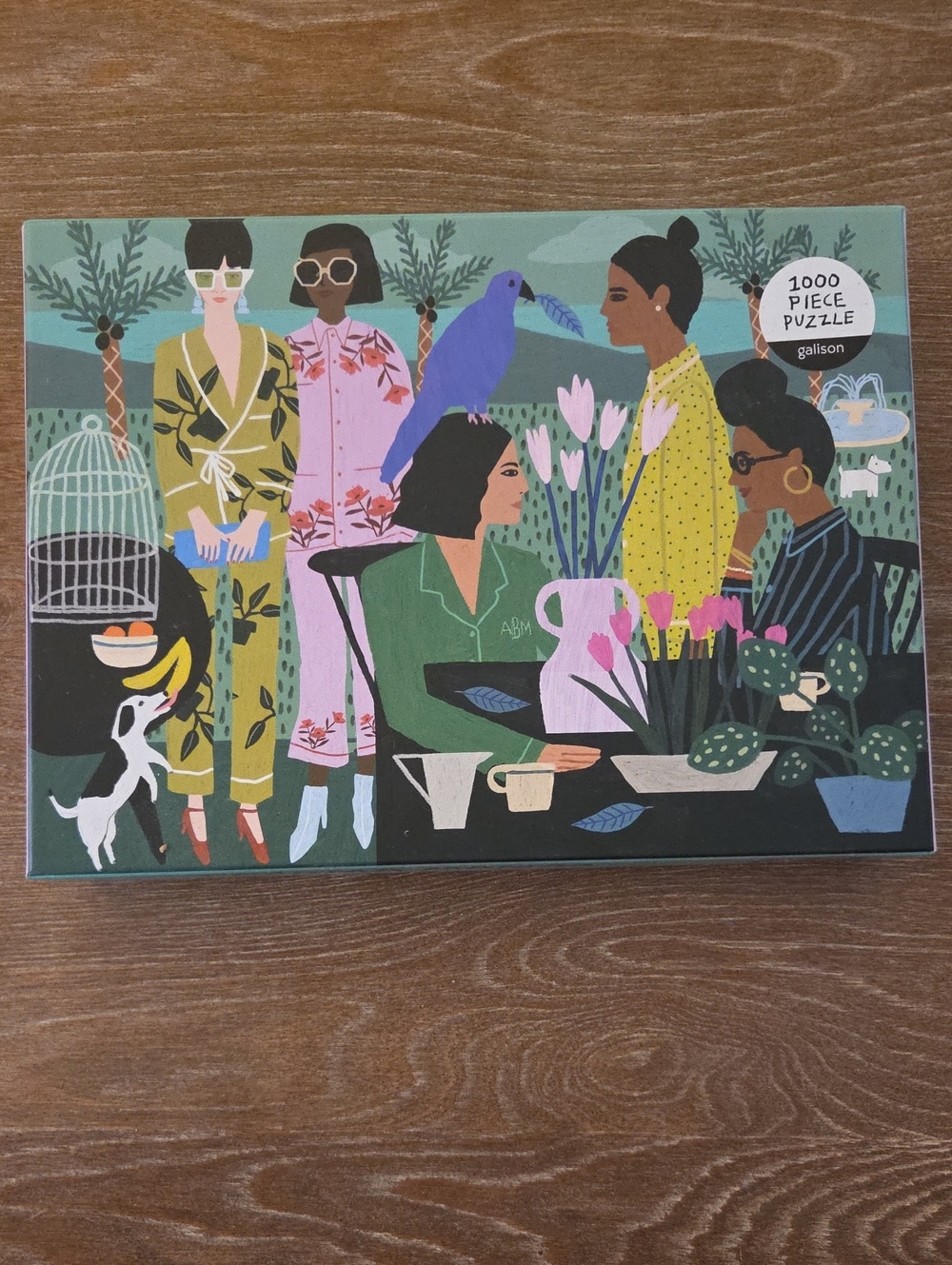 Galison "Pajama Mamas" Anne Bentley 1000 Piece Puzzle